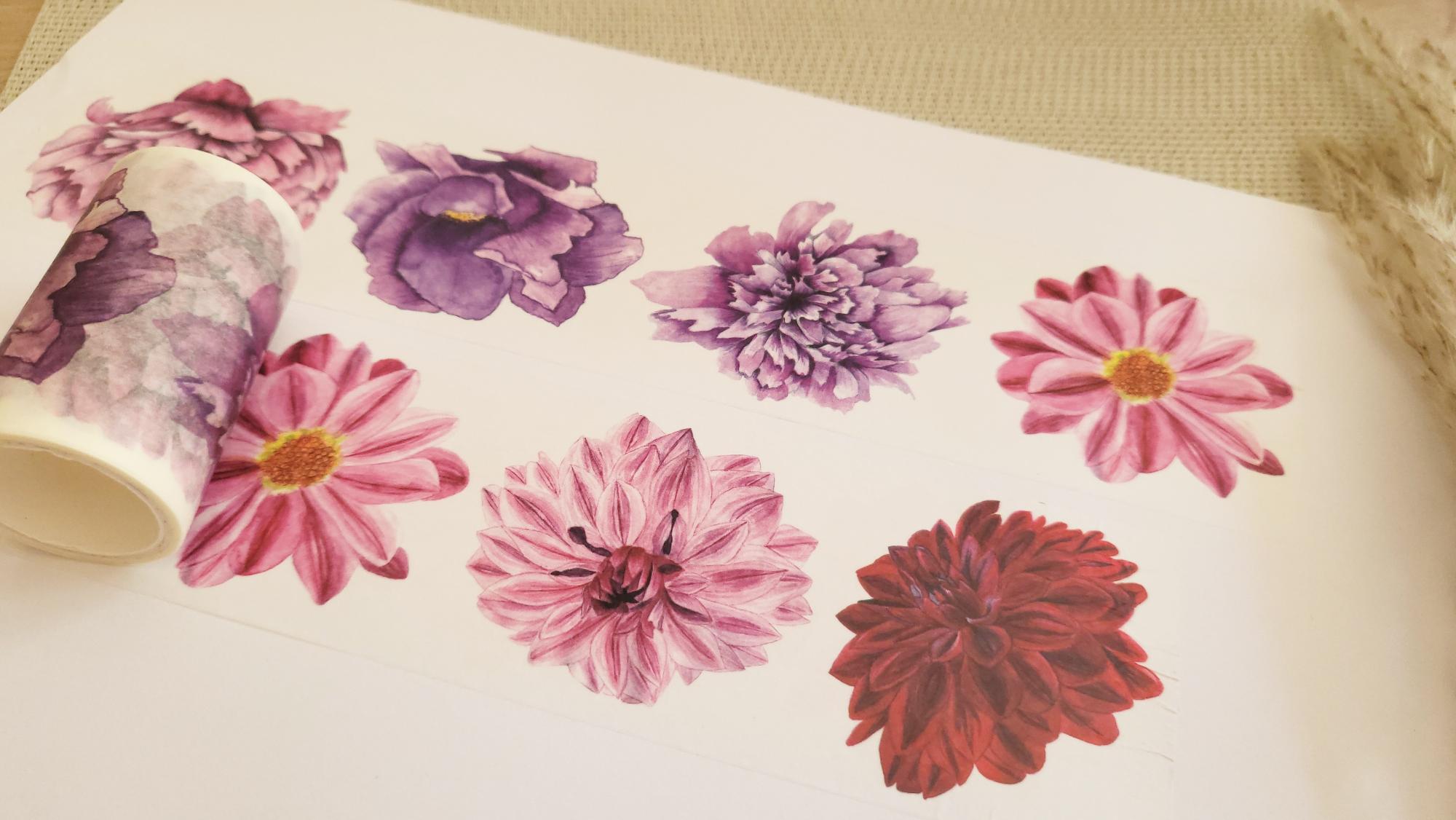 Design Washi Tape Flowers